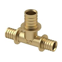 Тройники латунные для PEX-PEX труб DN 16-40 PN 16 переходные под надвижную гильзу РосТурПласт купить в Екатеринбурге | "Проконсим"