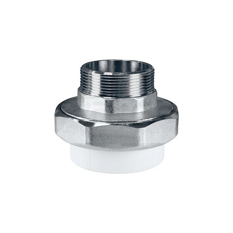 Муфта усиленная комбинированная разъёмная VALFEX 32 PN 25 G-1'' американка-НР белая купить в Екатеринбурге | "Проконсим"