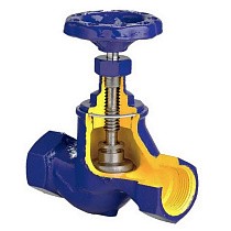 Клапаны запорные DN 10-50 PN 16 чугунные муфтовые Zetkama zGLO.201A купить в Екатеринбурге | "Проконсим"
