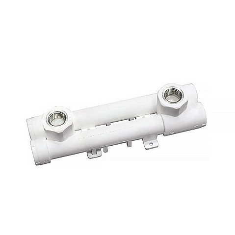 Комплект универсальный настенный ПП 25-1/2'' PN 25 с внутренней резьбой белый VALFEX  купить в Екатеринбурге | "Проконсим"