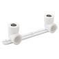 Угольник установочный двойной ПП 20-1/2'' PN 25 с внутренней резьбой белый РТП 10701 купить в Екатеринбурге | "Проконсим"