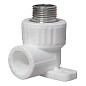 Угольник установочный ПП 20-1/2'' PN 25 с наружной резьбой белый VALFEX  купить в Екатеринбурге | "Проконсим"