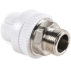  Муфта ПП под ключ 25-3/4'' PN 25 белая РВК 50108 (930659140) со склада Проконсим в Екатеринбурге