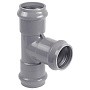 Тройник раструбный НПВХ SDR26 90гр DN 110- 90 PN 10 Хемкор