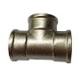 Тройники латунные никелированные DN 15-50 PN 40 муфта-муфта-муфта купить в Екатеринбурге | "Проконсим"