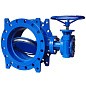 Затвор дисковый поворотный DN 500 PN 10(16) фланцевый 2-эксцентриситетами диском из чугуна редуктор СибЗТА купить в Екатеринбурге | "Проконсим"