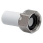 Штуцер для водосчетчика ПП 20-3/4'' PN 25 с накидной гайкой белый РТП 10852 купить в Екатеринбурге | "Проконсим"