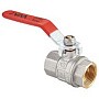 Кран латунный шаровой MVI BV.511 DN 15 PN 40 никелированный полнопроходной муфта-муфта рычаг купить в Екатеринбурге | "Проконсим"
