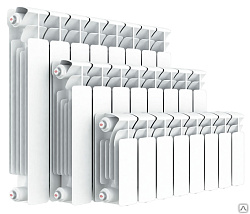  Радиатор биметаллический 20 секц, ширина 1600мм, RIFAR  2780Вт подк. боковое (930350039) со склада Проконсим в Екатеринбурге