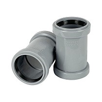 Муфта двухраструбная VALFEX DN -50 для внутренней канализации соединительная с перегородкой купить в Екатеринбурге | "Проконсим"