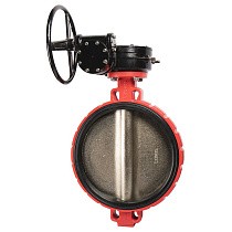 Затворы поворотные дисковые DN 300-600 PN 16 межфланцевые с чугунным диском с редуктором Рашворк 200 купить в Екатеринбурге | "Проконсим"