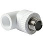Угольники ПП DN 20-32 PN 25 комбинированные с наружной резьбой белые Pro Aqua купить в Екатеринбурге | "Проконсим"