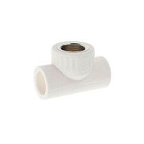 Тройники ПП DN 20-40 PN 25 комбинированные с внутренней резьбой белые PlasticPro купить в Екатеринбурге | "Проконсим"