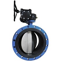 Затворы чугунные дисковые DN 250-1000 PN 10(16) фланцевые с чугунным диском с редуктором СибЗТА купить в Екатеринбурге | "Проконсим"