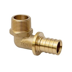  Угольник латунный под надвижную гильзу PEX-НР 20-1/2'' MVI SF.432.0504 (922102362) со склада Проконсим в Екатеринбурге