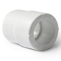 Муфты переходные ПП DN 25-125 PN 25 штуцер-муфта белые Pro Aqua купить в Екатеринбурге | "Проконсим"