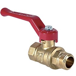  Латунный шаровой кран Ду50 Ру25 Valfex VF.215.LR1.200.DP 11Б27фт1М ВР-НР, проход , рычаг. (111201018) со склада Проконсим в Екатеринбурге