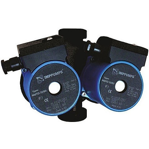 Насос циркуляционный с мокрым ротором NMTD PLUS 25/80-180 57Вт 1х220В сдвоенный с электронным упр. резьбовой PN10 110C IMP PUMPS купить в Екатеринбурге | "Проконсим"