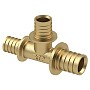 Тройник латунный для PEX-PEX труб  40-25-40  PN 16  переходной под надвижную гильзу РосТурПласт