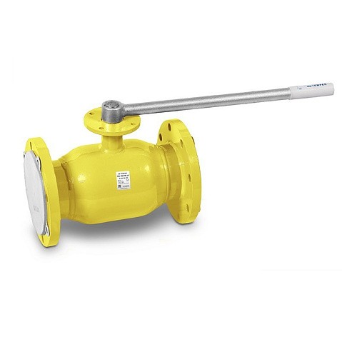 Кран стальной шаровый DN 40-32 PN 40 200мм газовый сандартнопроходной фланцевый Temper купить в Екатеринбурге | "Проконсим"