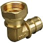 Угольник латунный для PEX труб 16-1/2'' PN 10 OP под надвижную гильзу с накидной гайкой ONE PLUS купить в Екатеринбурге | "Проконсим"