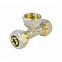 Тройники латунные для PEX труб DN 16-32 PN 10 обжимные никелированные с внутренней резьбой Valfex VF.332.N купить в Екатеринбурге | "Проконсим"