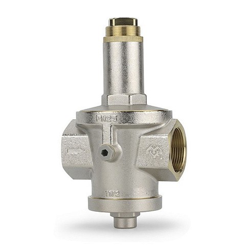 Регулятор давления VARMEGA VM128 DN 40 PN25 мембранный под манометр 13,1kv G-1 1/2'' никелированный купить в Екатеринбурге | "Проконсим"