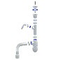 Сифон для мойки Unicorn В320VР, 40х50 гибкий отвод, 1 1/2'' х40 пластиковая чаша с отводом для стиральной машины купить в Екатеринбурге | "Проконсим"