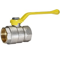 Краны латунные шаровые газовые DN 15-50 PN 25-40 никелированные рычаг муфта-муфта Temper серия 83 ГОСТ Р 59553 купить в Екатеринбурге | "Проконсим"