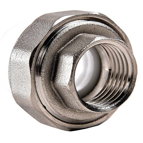 Муфта ПП разьемная 50-1 1/2'' PN 25 раструбная белая РВК купить в Екатеринбурге | "Проконсим"