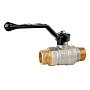 Краны латунные шаровые DN 15-25 PN 40 никелированные рычаг штуцер-штуцер LD Pride 47.305 купить в Екатеринбурге | "Проконсим"