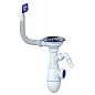 Сифон для мойки Unicorn В430V, без отвода, 3 1/2'' х40 с отводом для стиральной машины, прямоугольный перелив купить в Екатеринбурге | "Проконсим"