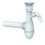 Сифон для мойки Unicorn В310V, 40х40 прямой отвод, 1 1/2'' х40 чаша из нержавеющей стали с отводом для стиральной машины купить в Екатеринбурге | "Проконсим"