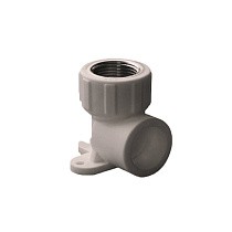 Угольник установочный ПП 20-1/2'' PN 25 с внутренней резьбой серый купить в Екатеринбурге | "Проконсим"