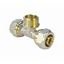 Тройники латунные для PEX труб DN 16-32 PN 10 обжимные никелированные с наружной резьбой Valfex VF.333.N купить в Екатеринбурге | "Проконсим"