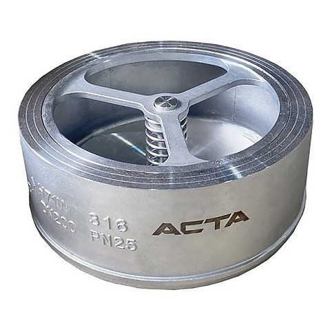 Клапаны обратные межфланцевые из нержавеющей стали DN 40 PN 25 Тмакс 200 °С АСТА ОК352 купить в Екатеринбурге | "Проконсим"