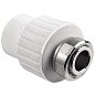Муфта комбинированная ПП 20-1/2'' PN 25 с накидной гайкой белая РТП 10696 купить в Екатеринбурге | "Проконсим"