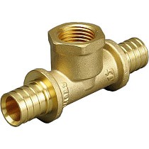 Тройники латунные для PEX труб DN 16-25 PN 10 под надвижную гильзу с внутренней резьбой ONE PLUS купить в Екатеринбурге | "Проконсим"