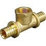 Тройники латунные для PEX труб DN 16-25 PN 10 под надвижную гильзу с внутренней резьбой ONE PLUS купить в Екатеринбурге | "Проконсим"