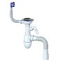 Сифон для мойки Unicorn В435V, 40х50 гибкий отвод, 3 1/2'' х40 с отводом для стиральной машины, прямоугольный перелив купить в Екатеринбурге | "Проконсим"