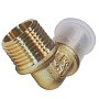 Угольники латунные под надвижную гильзу PEX DN 16-32 с наружной резьбой Hipex купить в Екатеринбурге | "Проконсим"