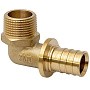 Угольник латунный для PEX труб 16-1/2'' под надвижную гильзу с наружной резьбой MVI SF.632.0404 купить в Екатеринбурге | "Проконсим"