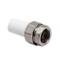 Муфты ПП трубные разъёмные DN 20-40 PN 25 с внутренней резьбой американка белые Valfex купить в Екатеринбурге | "Проконсим"