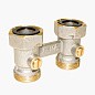 Узел нижнего подключения Vekotrim DN 15 PN 10 прямой двухтрубный 20-3/4'' c накидной гайкой, муфта купить в Екатеринбурге | "Проконсим"