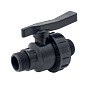 Кран шаровый ПЭ резьбовой НР-НР DN 1 1/2'' PN 10 купить в Екатеринбурге | "Проконсим"