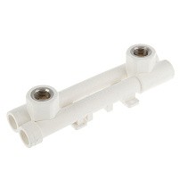 Комплект универсальный ПП ВР 20-1/2'' PN 25 боковая подводка белый купить в Екатеринбурге | "Проконсим"