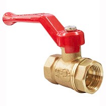 Краны латунные шаровые 11Б27фт1М DN 15-50 PN 40 рычаг муфта-муфта Valfex.214 Optima купить в Екатеринбурге | "Проконсим"