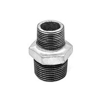 Ниппель чугунный DN 20-50 PN 16 переходный оцинкованный штуцер-штуцер Fittex Plus купить в Екатеринбурге | "Проконсим"