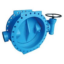 Затворы поворотные дисковые DN 100-600 PN 16 фланцевые с чугунным диском с редуктором FAF 3800 купить в Екатеринбурге | "Проконсим"