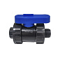 Кран шаровой компрессионный ПНД DN 25 PN 16 наружная резьба -3/4'' внутренняя резьба -3/4'' обжимной для ПЭ труб Кудиновский трубный завод купить в Екатеринбурге | "Проконсим"